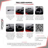 Catch Usa Car Roof Rack Cross Bars For Ford Explorer 2020 - 2024