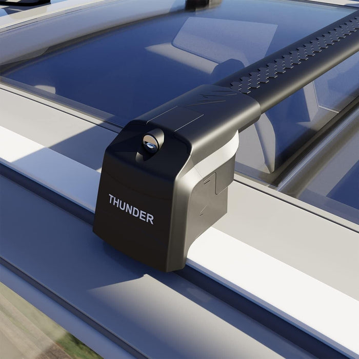 Roof Rack Cross Bars Black or Gay  Aluminum For AUDI Q3 2012 - 2018 Catch USA