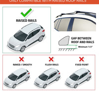 Car Roof Rack Cross Bars For AUDI A4 AVANT 2016 - Onwards Catch USA