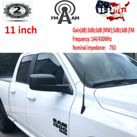 Antenna Mast Black Power Radio AMFM for DODGE RAM & RAM 1500 2500 3500 09-23