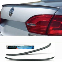 Rear Trunk Lip Spoiler Wing Painted Black Fit For VW Jetta MK6 2011-2018 Sedan