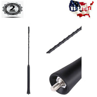 Antenna Mast Spiral Whip Aerial AM FM Radio Roof Car Antenna Universal 16''