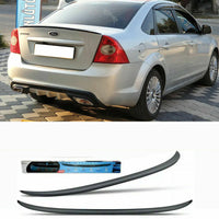 For Ford Focus 2004-2010 Rear Trunk Boot Spoiler Bodykit Plastic Piano Black NEW