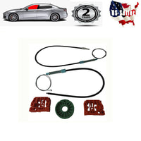 2X Maserati Quattroporte 2004-2011 Window Regulator Repair Kit Front Right +Left