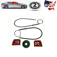 2X Maserati Quattroporte 2004-2011 Window Regulator Repair Kit Front Right +Left