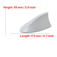Car Shark Fin Antenna Roof Radio AM/FM Fits Honda CR-V White