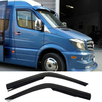 For Dodge & Mercedes Sprinter 2007-2024 Window Visor Vent Sun Shade Rain Guard