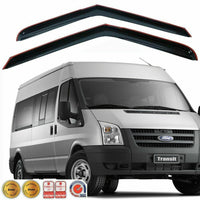 For Ford Transit 2007-2013 3D Wind Sun Rain Guard Window Visor 2 PC