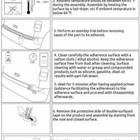 Fits Nissan Rogue 2017-2020 Chrome Rear Bumper Guard Trunk Sill Cover S.Steel