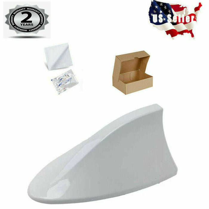 Car Shark Fin Antenna Roof Radio AM/FM Fits Honda Civic White