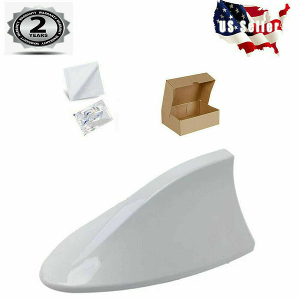 Car Shark Fin Antenna Roof Radio AM/FM Fits Honda Civic White