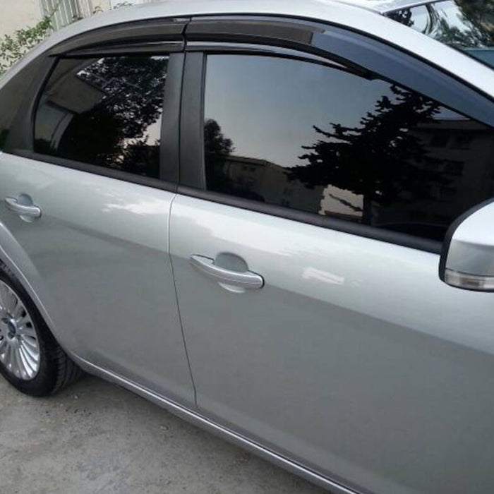 For FORD FOCUS 2012- 2018 Wind Sun Rain Guard Window Visor 4 PC NEW