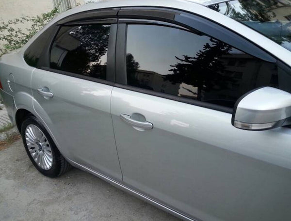 For FORD FOCUS 2012- 2018 Wind Sun Rain Guard Window Visor 4 PC NEW