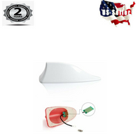 Car Shark Fin Antenna Roof Radio AM/FM Fits Hyundai Elantra White NEW