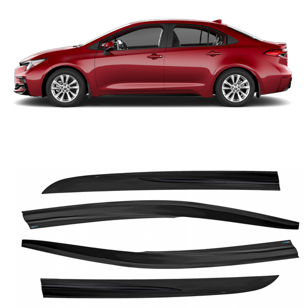 High Quality Window Visor Vent Shades Rain Guard Fits Toyota Corolla 2020-2024