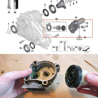 For Bmw X3 E83 Gear Box Servo Actuator Motor Transfer Case Repair Kit 2004-2011