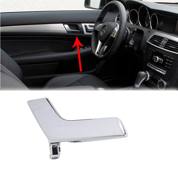 For Mercedes W204 X204 Left Driver Side Chrom Inside Door Handle Repair Kit NEW