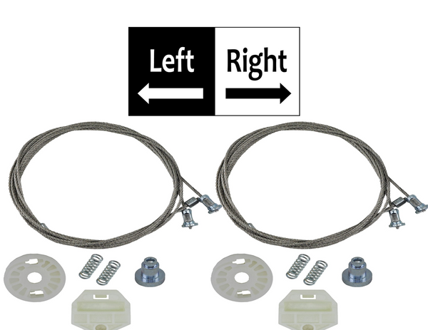 2x Mercedes W210 E430 E320 E55 Window Regulator Repair Kit Clips Rear Left Right