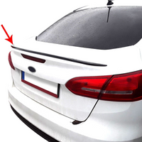 Spoiler Rear Trunk Boot Bodykit Plastic Piano Black For Ford Focus  2012-2018