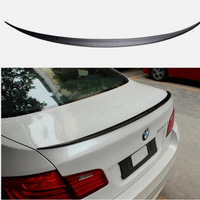 For BMW 5 Series F10 2011-2016 Sedan Rear Trunk Lip Spoiler Wing Painted Black