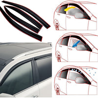 For FORD FOCUS 2012- 2018 Wind Sun Rain Guard Window Visor 4 PC NEW