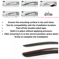 For Ford Transit 150 250 350 2014 2024  Wind Sun Rain Guard Window Visor 2 PC