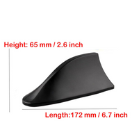 Car Shark Fin Antenna Roof Radio AM/FM Black For Honda CR-V