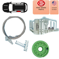 for (BMW E90 3 Series) E90 Window Regulator Repair Kit Rear (Left Side)