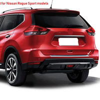 Chrome Rear Bumper Guard Trunk Sill Cover S.Steel Fits Nissan Rogue 2017-2020