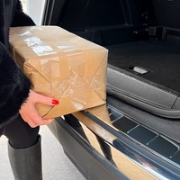 Fit Kia Sportage 2017 2021  Chrome Rear Bumper Guard Trunk Sill Protector