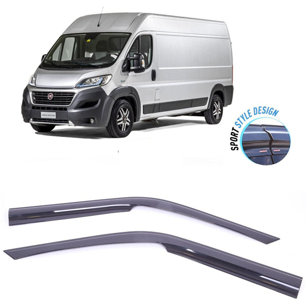 Fits RAM Promaster 2014 2025 Window Visor Vent Sun Shade Rain Guard 2pcs NEW