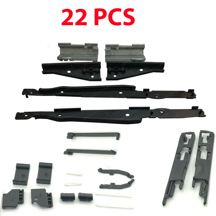 For BMW X5 E53 BMW X3 E83 2000-2006 Panoramic Sunroof Repair Kit Full Set 22 PCS