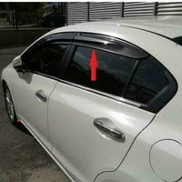 For FORD FOCUS 2011 2017 3D Wind Sun Rain Guard Window Visor 4 PC