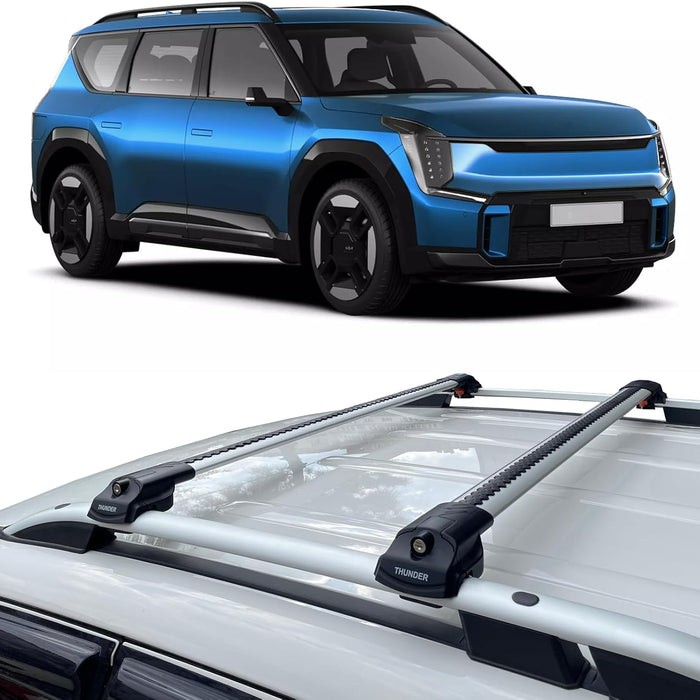 Catch Usa Car Roof Rack Cross Bars For Kia EV9 GT Line 2024 - 2025