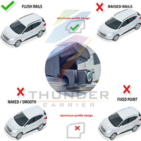 Catch Usa Car Roof Rack Cross Bars For Volkswagen Atlas 2018 - Onwards Aluminum Cross Bar For Rooftop Luggage Kayak Canoe Bike Snowboard