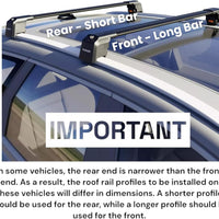 For Volkswagen Touareg 2011 - 2018 Roof Racks Cross Bars Rooftop Cargo Box Rooftop Tent Bike Kano Basket Carrier