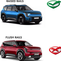 Catch Usa Car Roof Rack Cross Bars For Kia EV9 GT Line 2024 - 2025