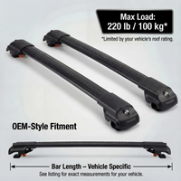 Catch Usa Car Roof Rack Cross Bars For Volvo Xc70 1998- 2016 Black or Gray Aluminum Lockable