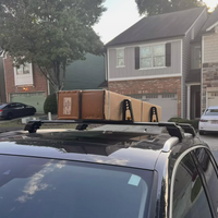 4x Universal Load Stops for Roof Rack Cross Bars | Adjustable Cargo Holders