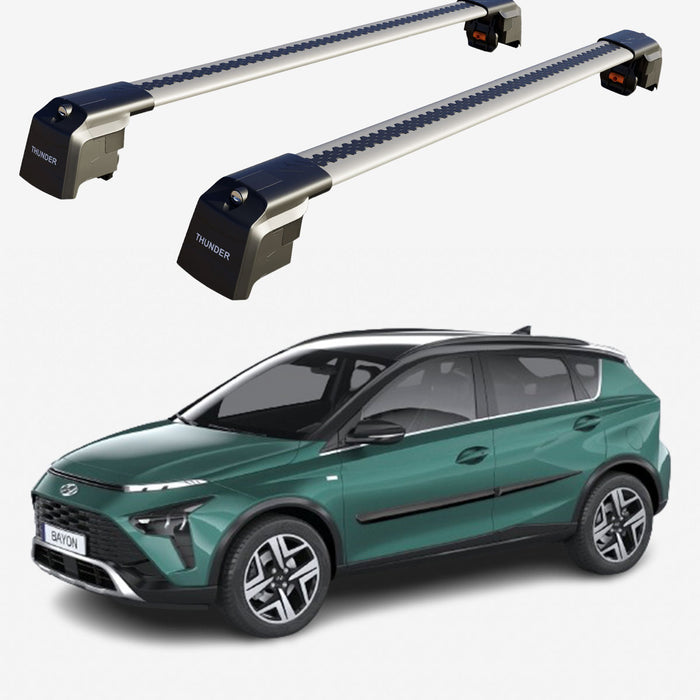Catch Usa Car Roof Rack Cross Bars For HYUNDAI BAYON 2021 - Onwards