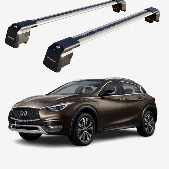 Catch Usa Car Roof Rack Cross Bars For INFINITI QX30 2016 - 2019