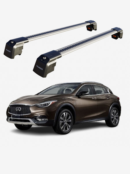 Catch Usa Car Roof Rack Cross Bars For INFINITI QX30 2016 - 2019
