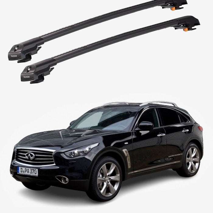 Catch Usa Car Roof Rack Cross Bars For Infınıtı Qx70 2013 - Onwards