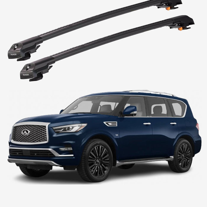 Catch Usa Car Roof Rack Cross Bars For Infınıtı Qx80 2014 - Onwards