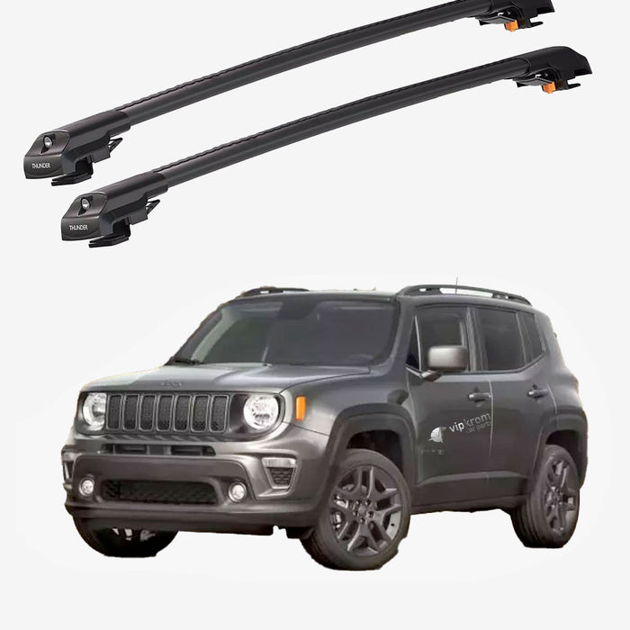 Catch Usa Car Roof Rack Cross Bars For Jeep Renegade 2015 - Onwards