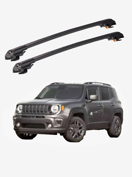 Catch Usa Car Roof Rack Cross Bars For Jeep Renegade 2015 - Onwards