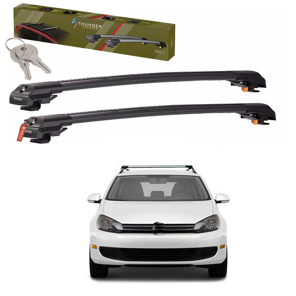Catch Usa Car Roof Rack Cross Bars For Volkswagen Jetta Sportwagen 2009 - 2014
