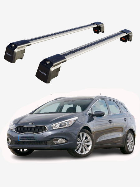 Catch Usa Car Roof Rack Cross Bars For KIA CEED SPORTSWAGON 2013 - 2018