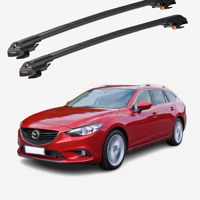 Catch Usa Car Roof Rack Cross Bars For Mazda 6 2008 - 2012