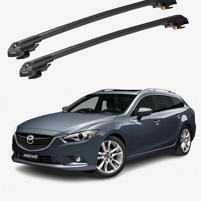 Catch Usa Car Roof Rack Cross Bars For Mazda 6 2013 - Onwards